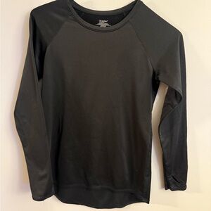 ClimateRight by Cuddl Duds Black Long Sleeve Performance Top – Size S